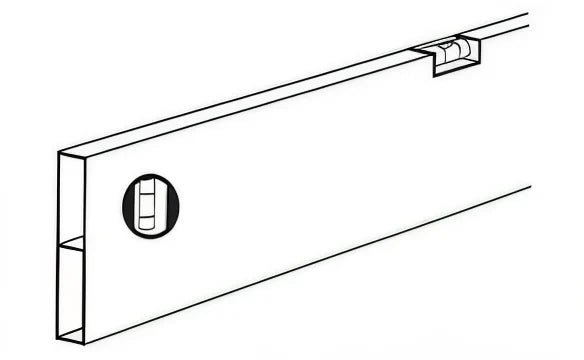 Alu-Latte 100 x 18 mm - 1 & 2 LIB