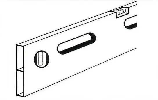 Alu-Latte 100 x 18 mm - 2 LIB. mit 2 HG