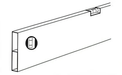 Alu-Latte 100 x 18 mm - 1 & 2 LIB