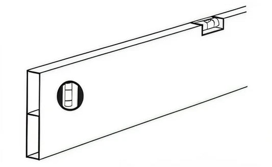 Alu-Latte 100 x 18 mm - 1 & 2 LIB