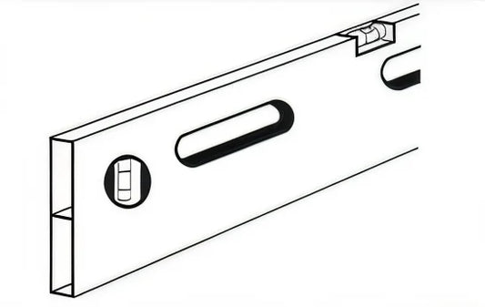 Alu-Latte 100 x 18 mm - 2 LIB. mit 2 HG